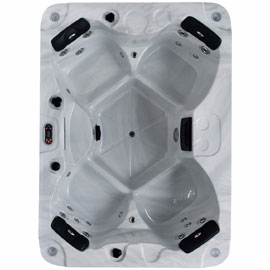 Halifax XL hot tub in Oakville top view