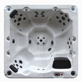 VT-86 7 person hot tub in Oakville top view