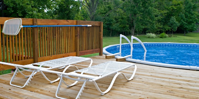 poolside deck