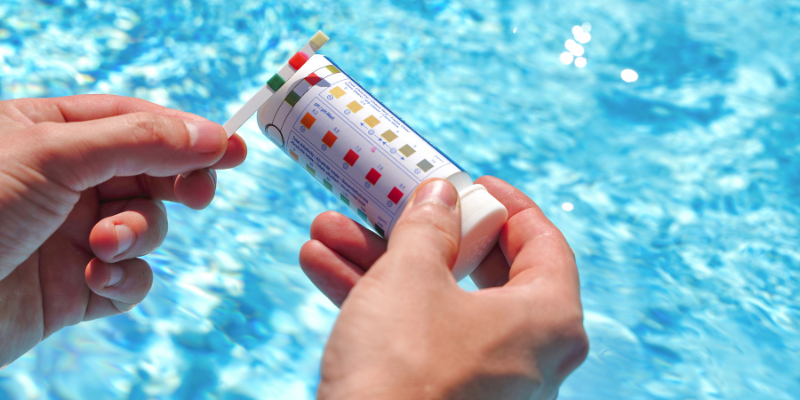 Checking pH level of pool - Understanding and Managing Pool Skin Irritation: A Complete Guide